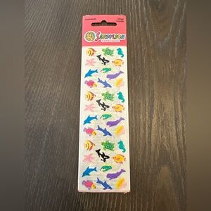 Vintage SandyLion Sea Animals Dolphins Whales Fish Stickers‎ Sealed